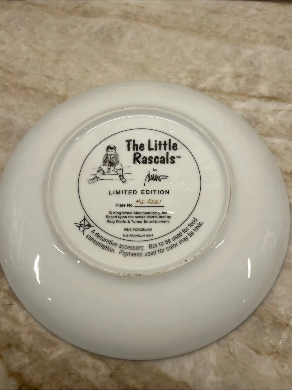 Vintage Franklin Mint The Little Rascals 